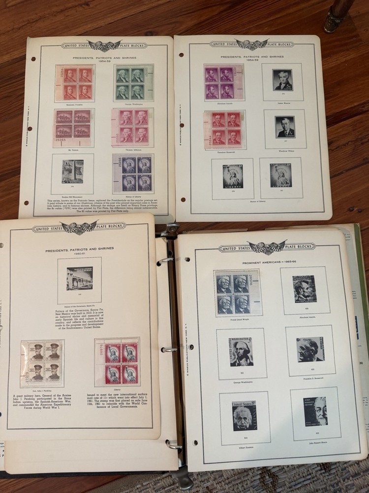 Minkus Publications American Plate Block Album Vol III 1951-1960 with 75 Blocks