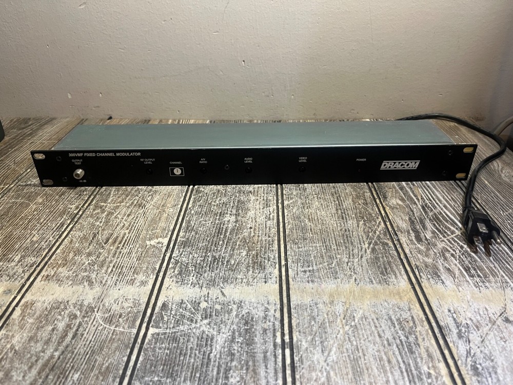 Dracom 300VMF Fixed Channel Modulator - AS-IS-Read Description
