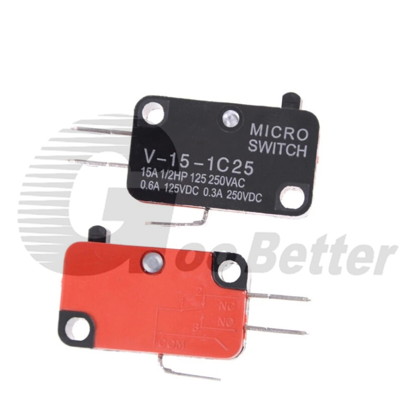 Microswitch Limit Switch Long Curved Roller Lever Snap Action Micro Limit Switch
