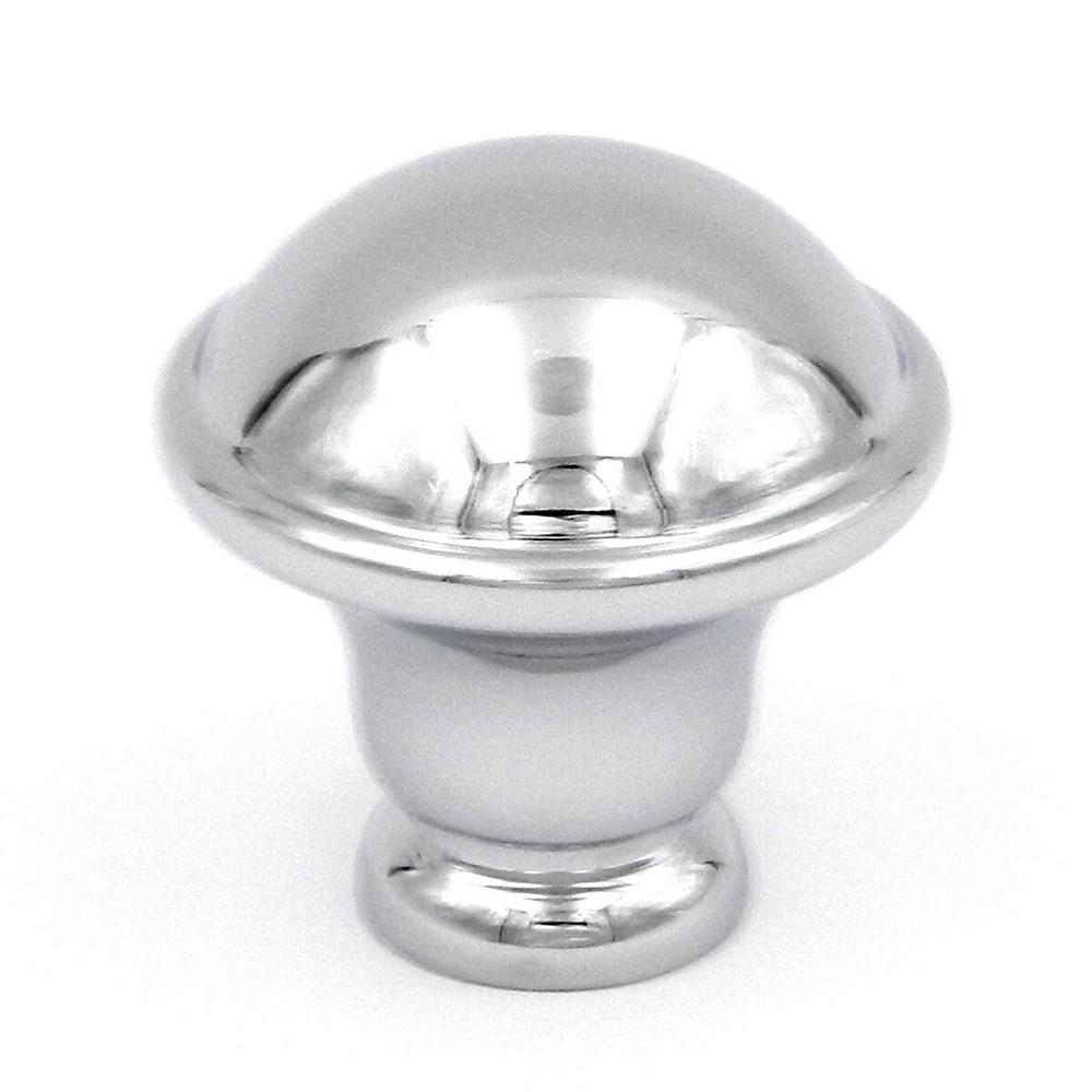 P2243-CH Chrome 1 1/4" Smooth Dome Cabinet Knobs Pulls Hickory Savoy