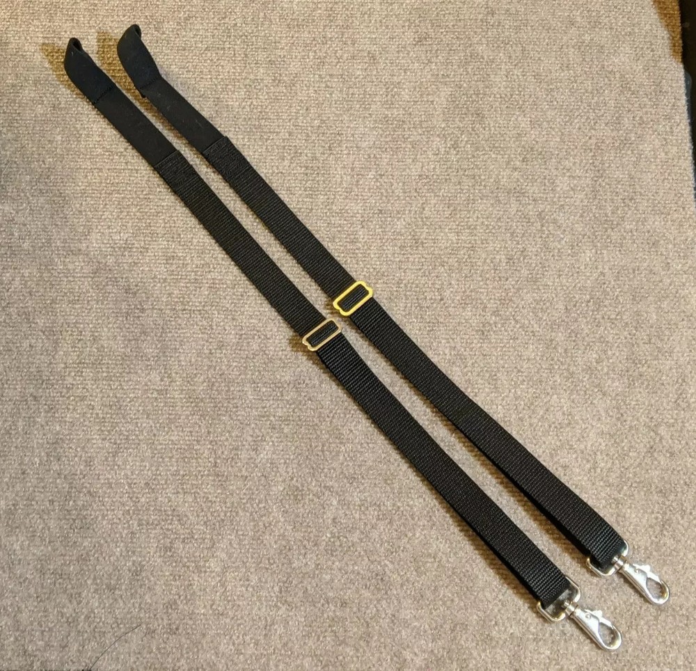 Horse Blanket Snap Leg Straps with elastic loop end