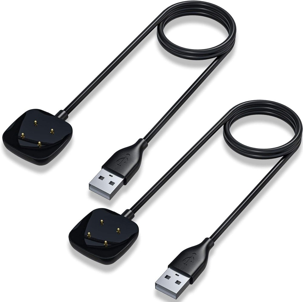 Compatible USB Charging Cables for Fitbit Sense & Versa 4