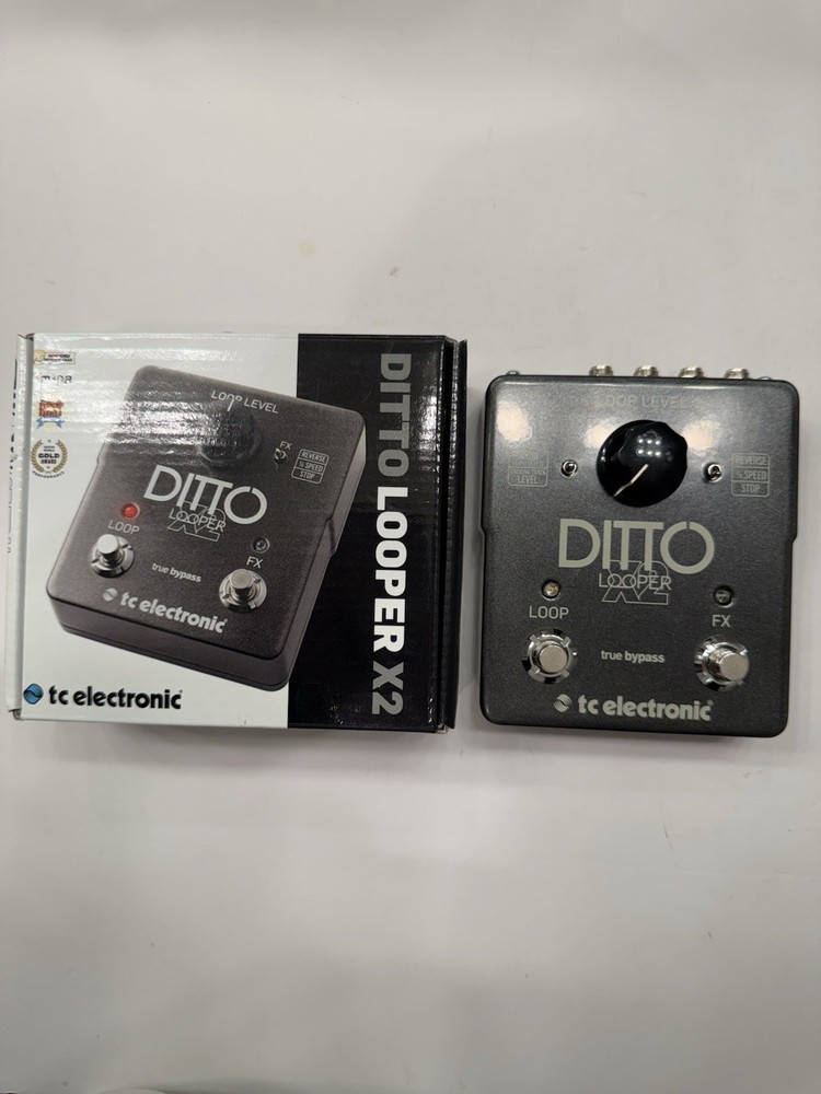 TC Electronic Ditto X2 Looper Loop Sampler True Bypass Guitar Effect Pedal