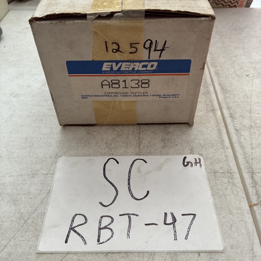 Everco Compressor Muffler, A8138