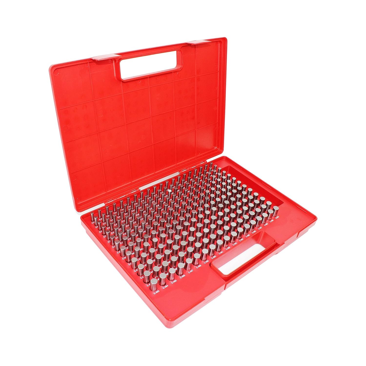 250 Pc M2 .251-0.500'' Steel Plug Pin Gage Set Minus Plus Pin Gauges Metal Gage