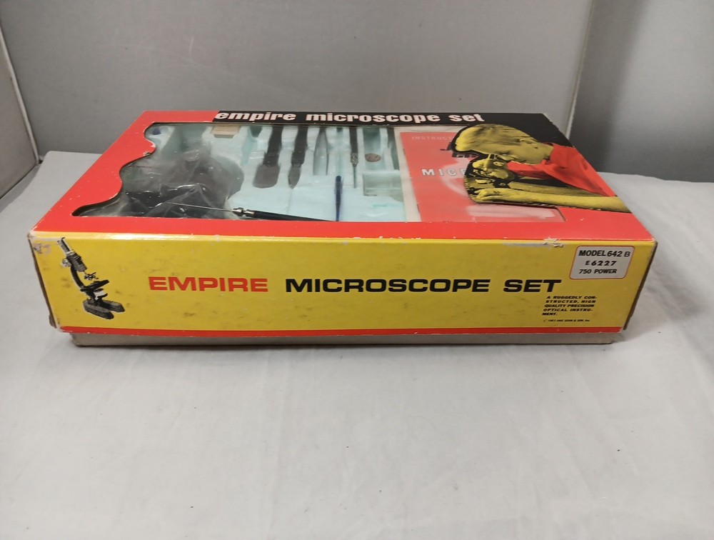 1967 Empire Microscope Set Model 642 B