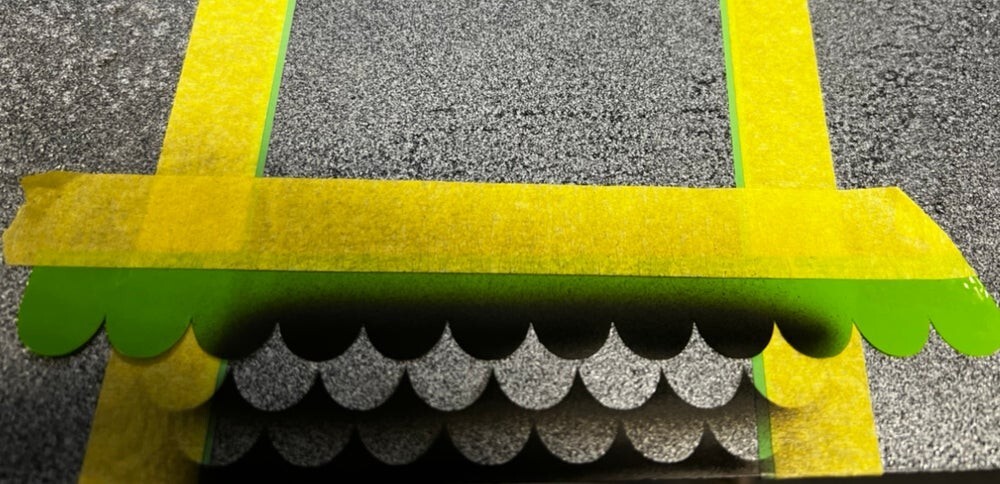LiME LiNE Fish Scales Stencils