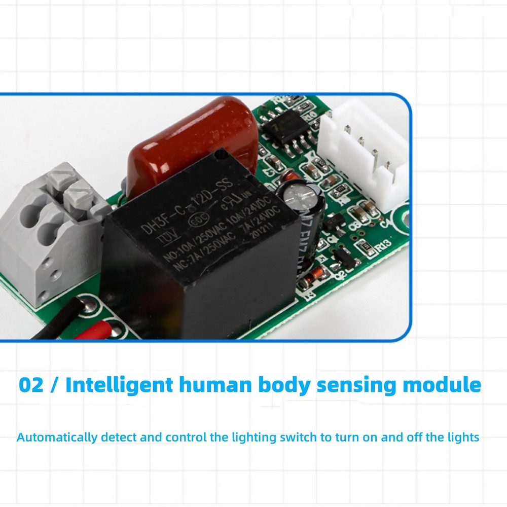 PIR Infrared Motion Sensor Detector Auto Switch AC 110V-240V Light Control Part