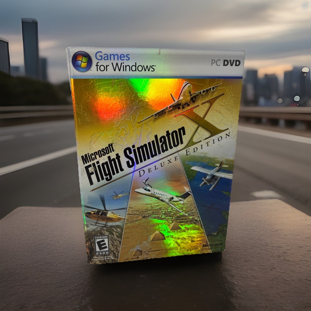 Microsoft 2006 Flight Simulator X Deluxe Edition PC Game Windows