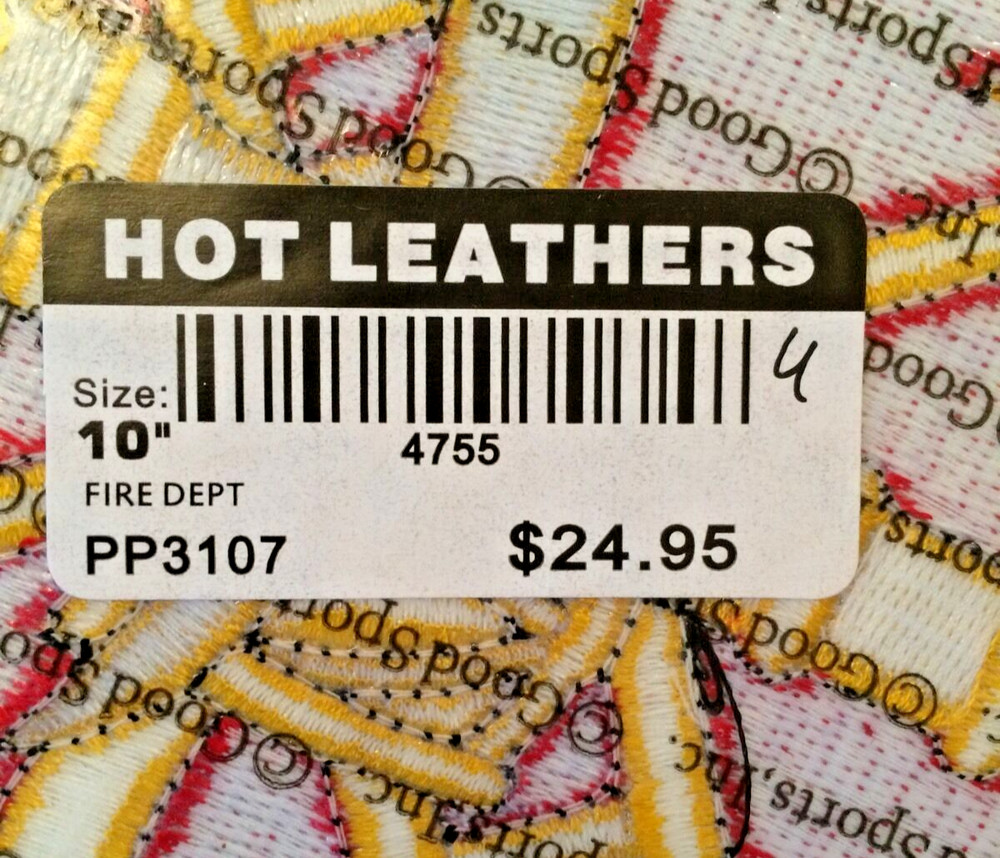 Fire Department Bravest Patch XL Back Patch CLOSEOUT !