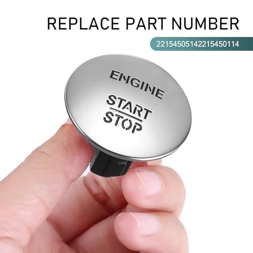 Car Engine Start Stop Button Switch, Start-Stop Switch Button, Replacement OEM