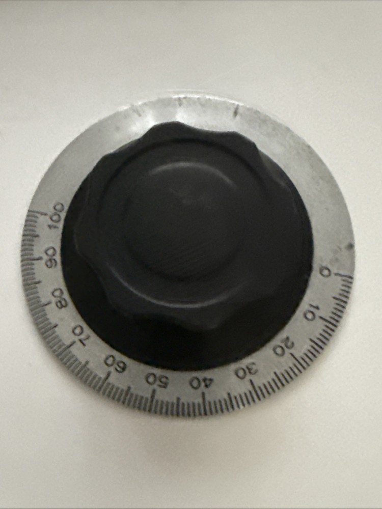 DIAL knob with skirt OD=100 mm