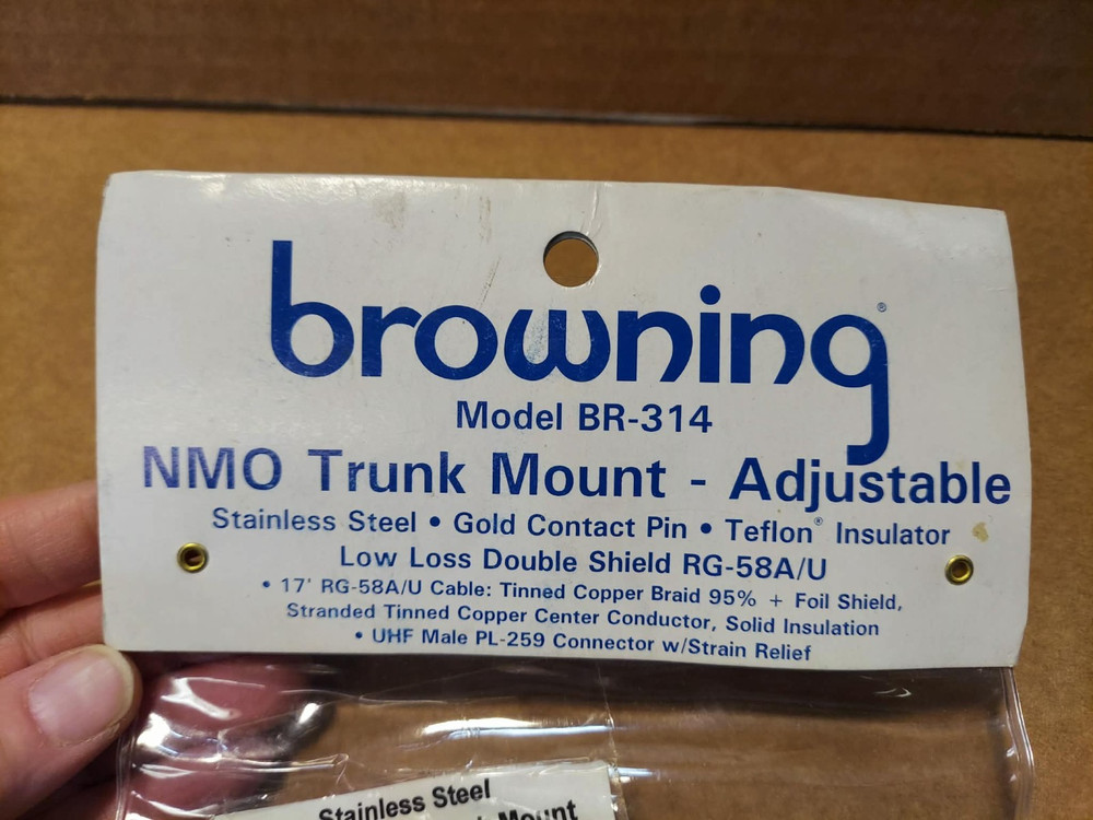 Browning BR-314 NMO Trunk Mount Adjustable~~ NEW!!~~