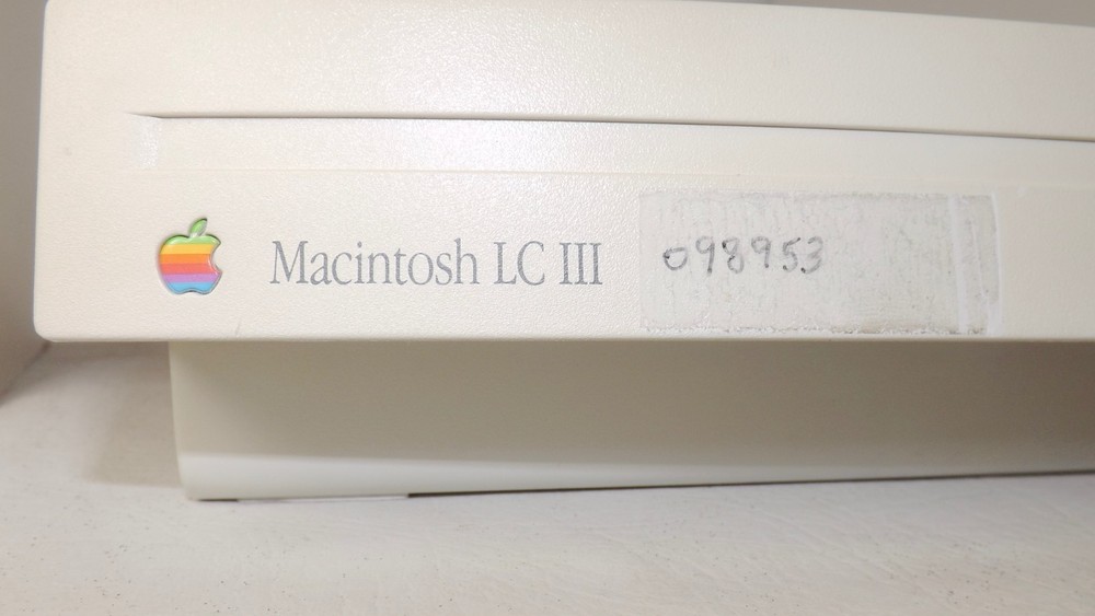Vtg 1993 Apple Macintosh LC III Desktop Computer Tested & Working, Pizza Box Mac