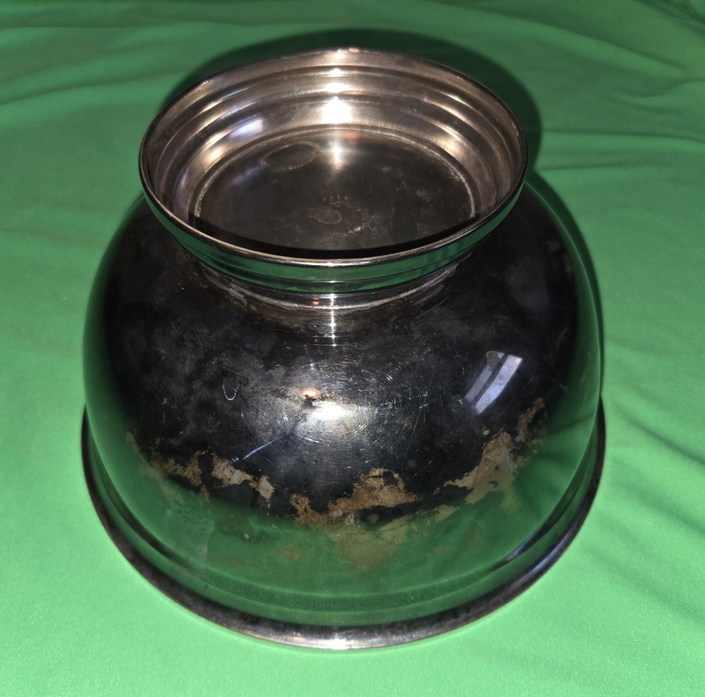Silver Plated Bowl ~ Seen Better Days ~ poor condition