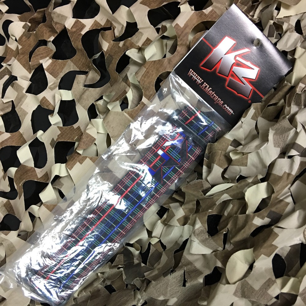 NEW KM Paintball Universal Mask Goggle Strap - Plaid Multiple