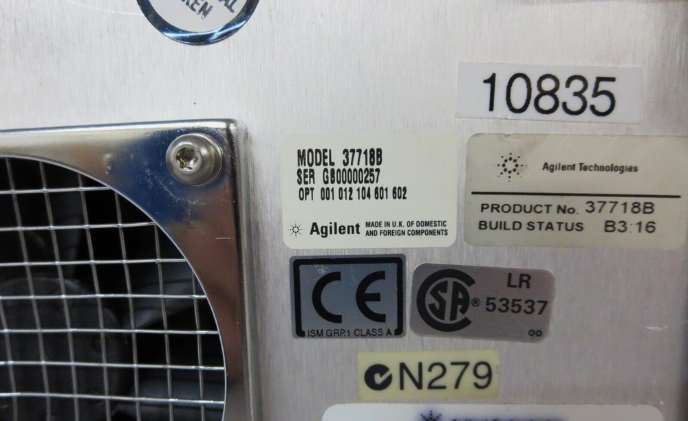 AGILENT 37718B OmniBer 718B Communications Performance AnalyzerW/ OPTIONS 001