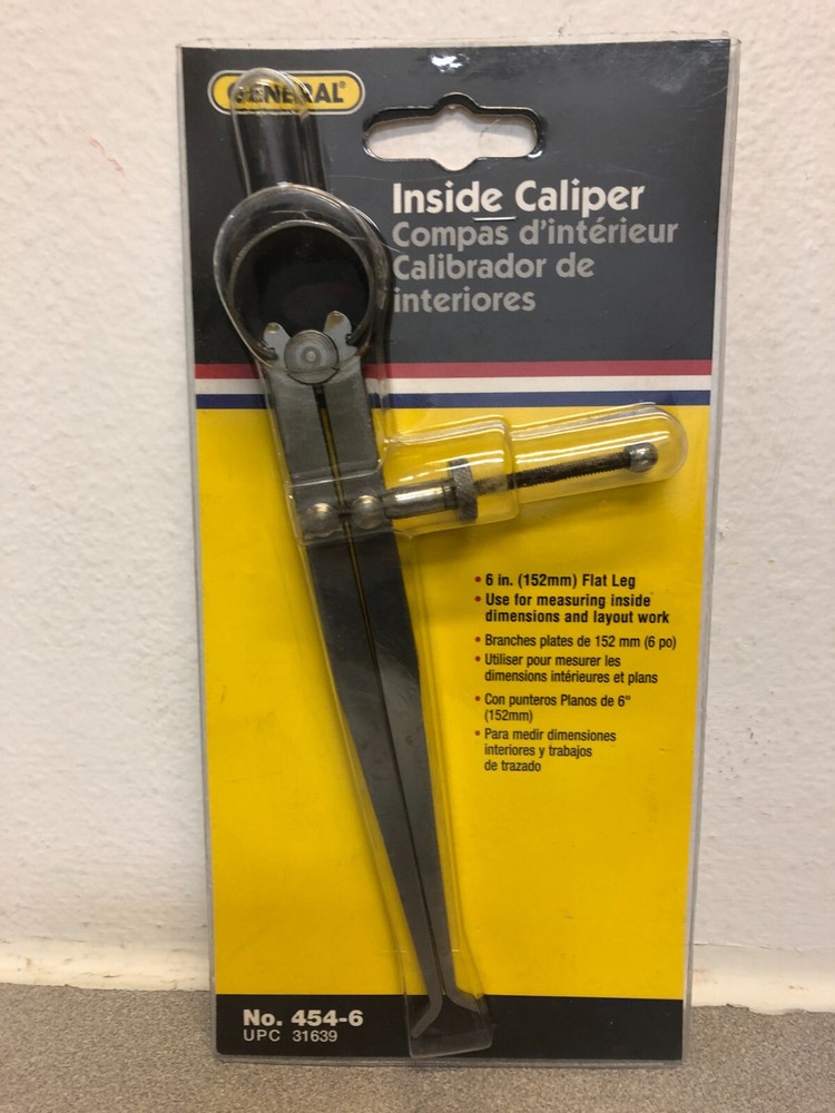 General 454-6 6 in. L Inside Caliper