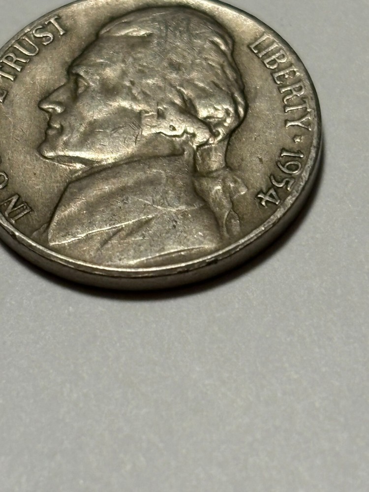 1954 s jefferson nickel free shipping