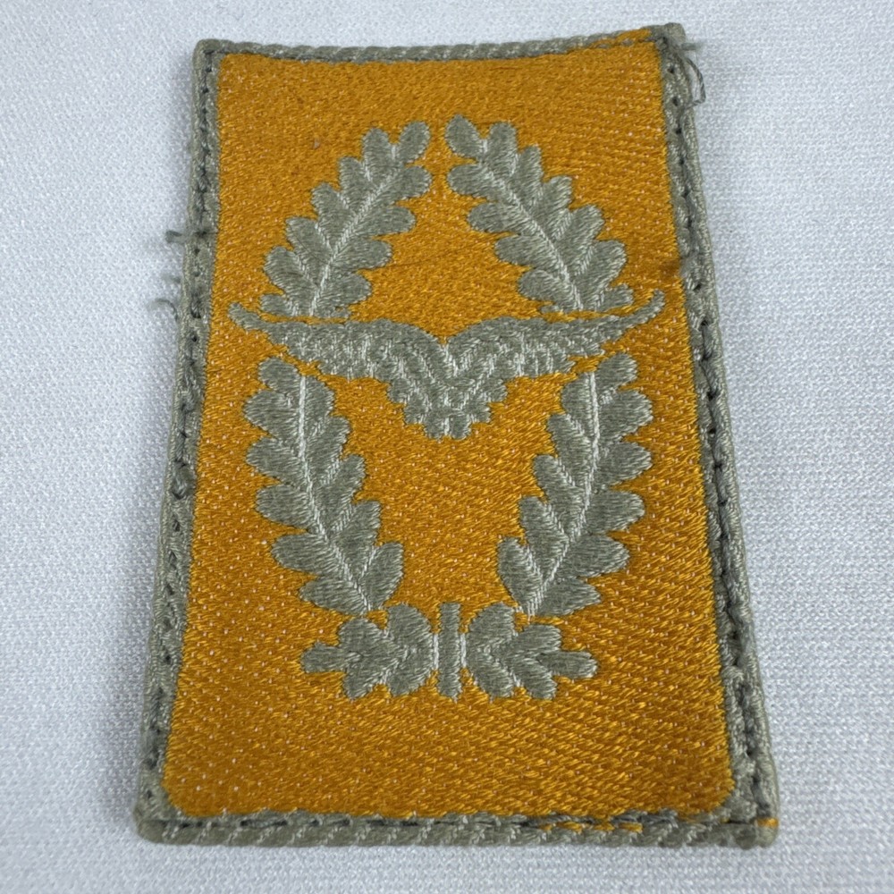 WWII GERMAN COLLAR YELLOW UNIFORM TAB