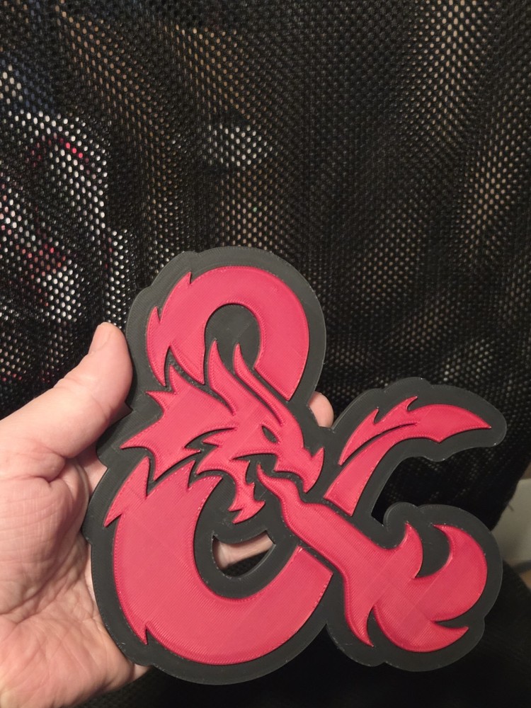 Dungeons & Dragons Logo Sign