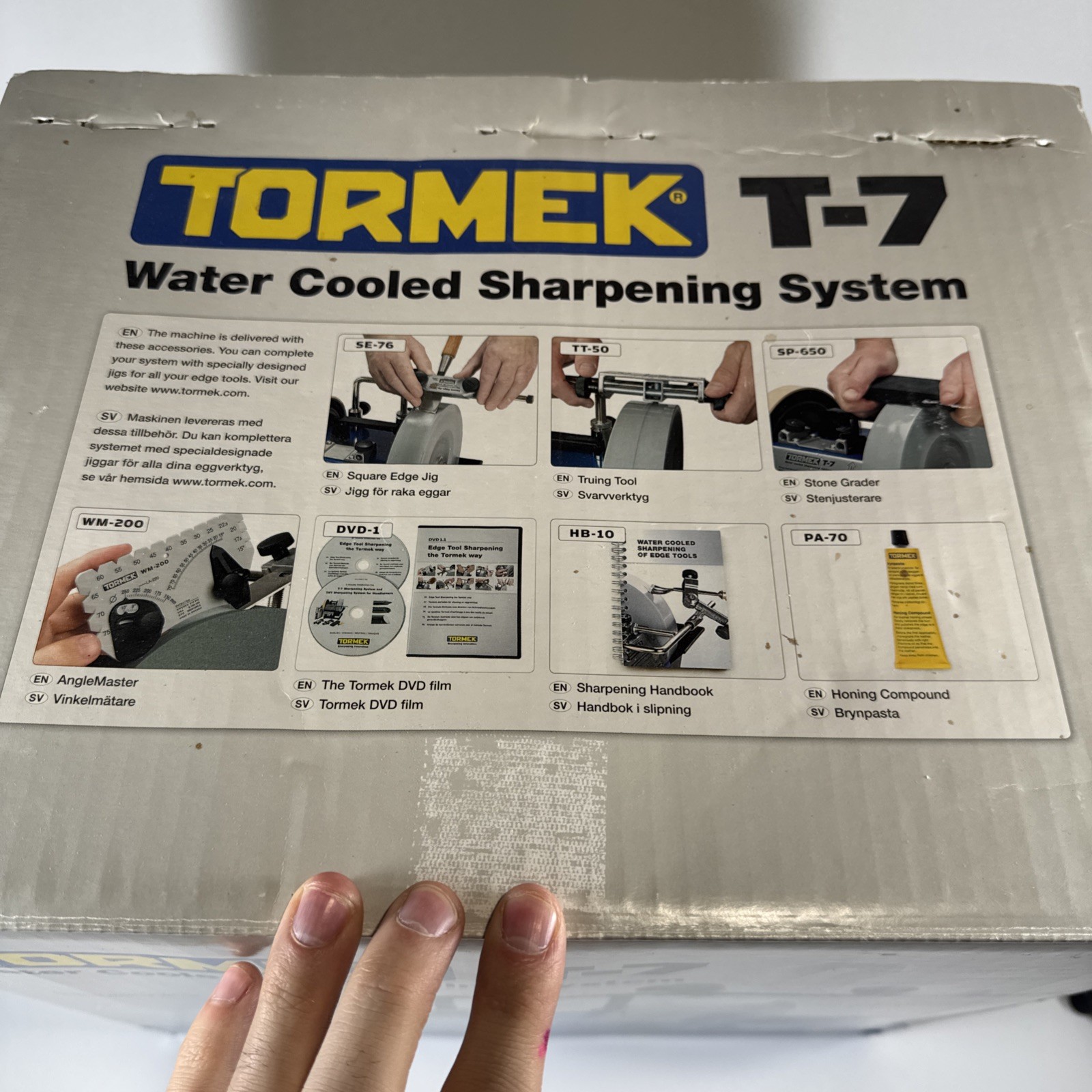 Tormek T-7 Water Cooled Sharpening System With Tools Tested Working