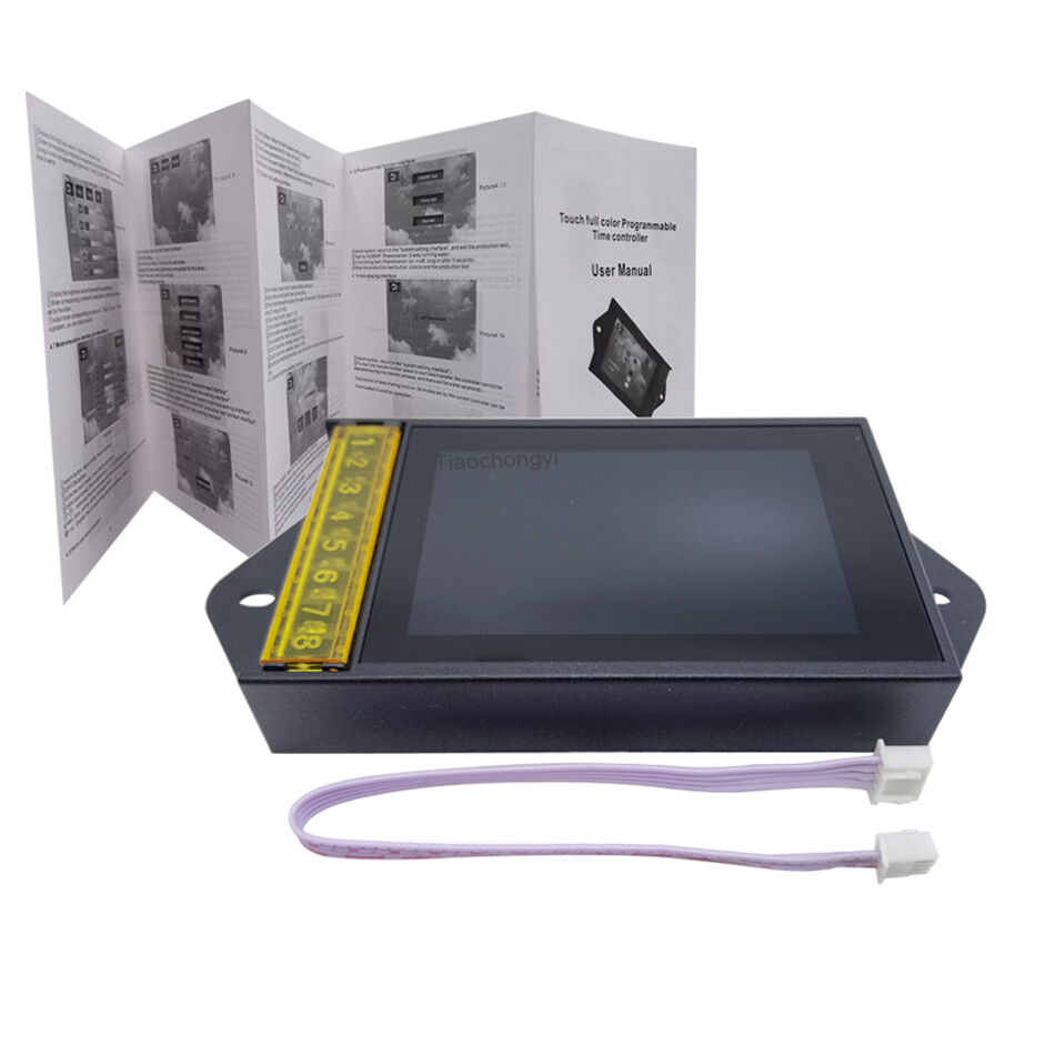 NL502 Time Programmable 5CH RGB LED Strip Light 12v Time Touch Panel Controller