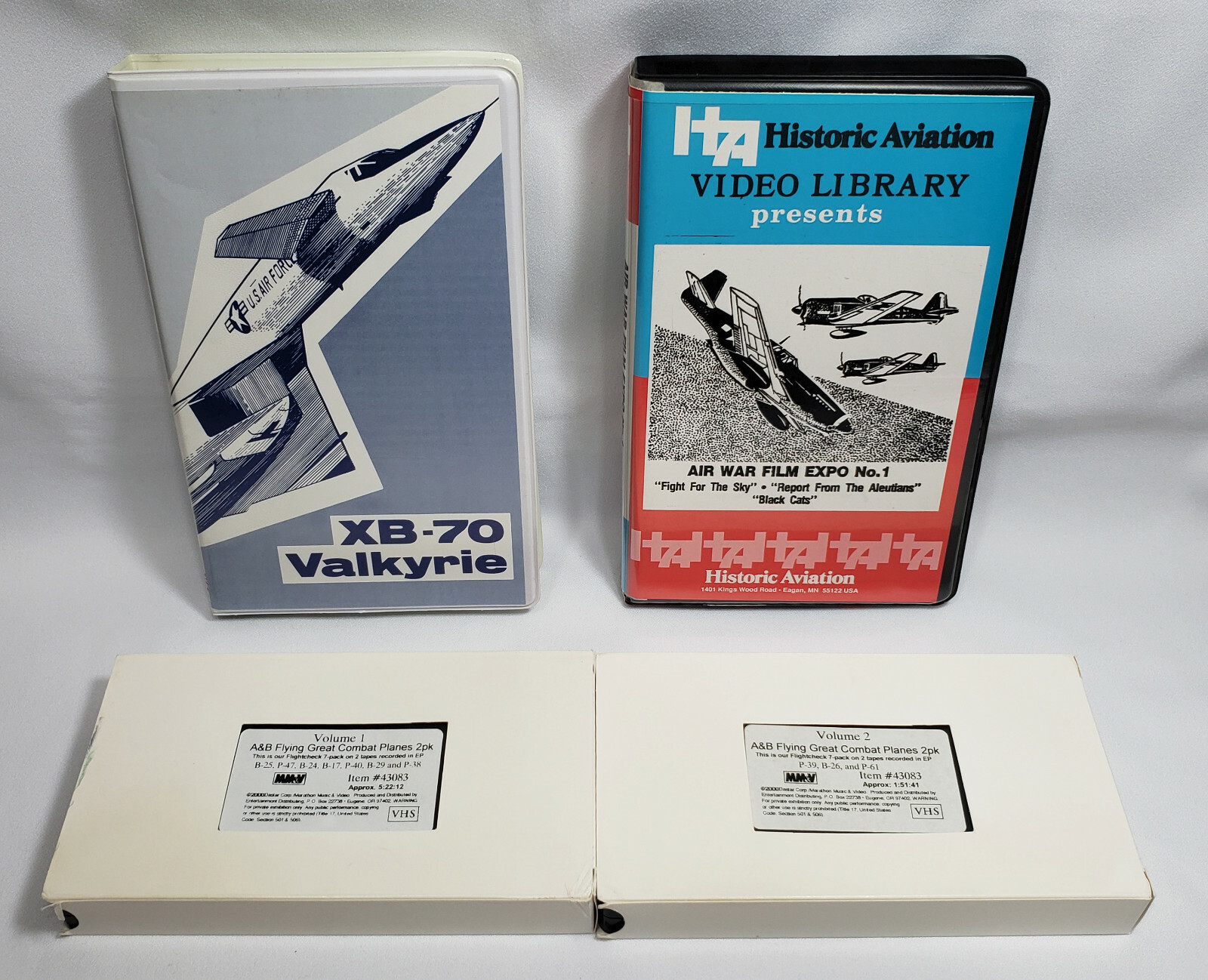 XB-70 Valkyrie A&B Flying Great Combat Planes Historic Aviation Air War Expo VHS