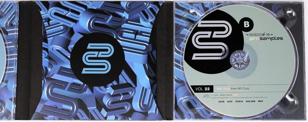 Zero-G Pro Samples 22 Hip Hop Sample Library/Sound Library/Sampling Double CD