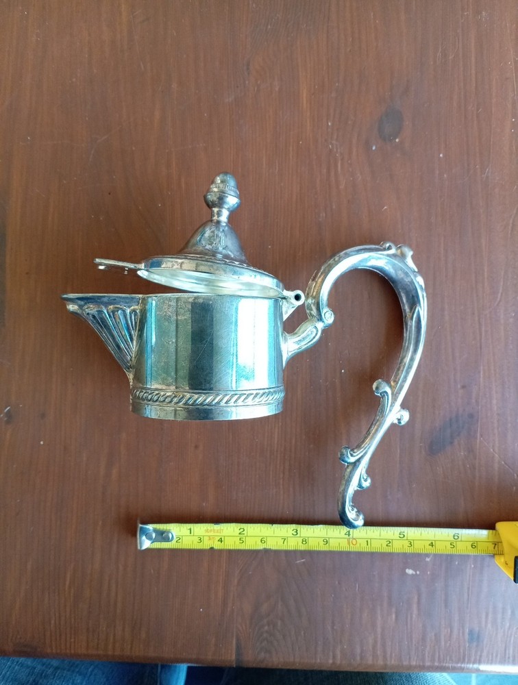 Vintage Italian Silver Plate Pitcher Top