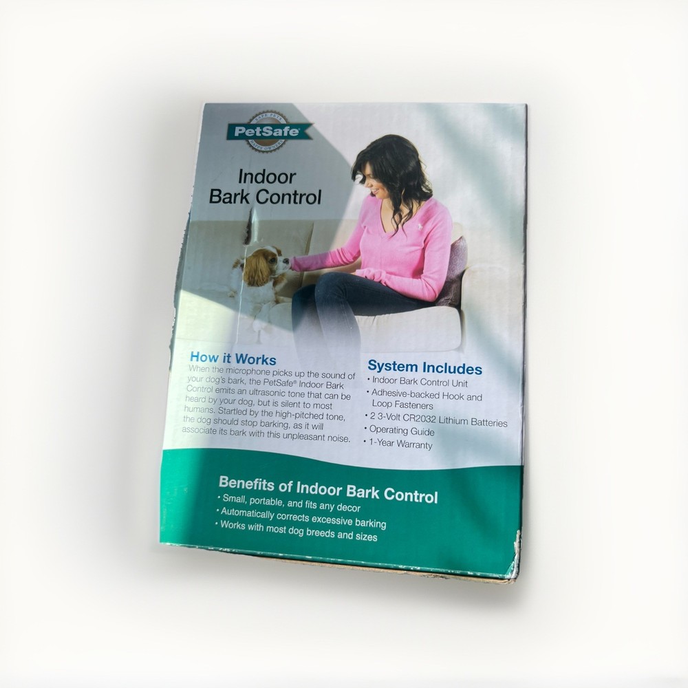 PetSafe Indoor Bark Control Ultrasonic Trainer Portable Single Room Coverage