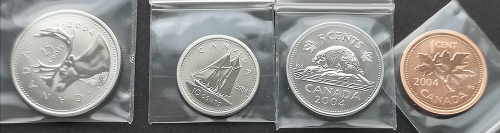 ***  CANADA  2004  SPECIMEN  COINS  SET  ***