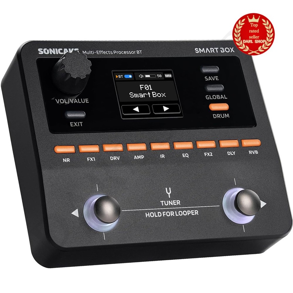 SONICAKE SMARTBOX QME-20 Compact Multi-Effects Pedal NEW