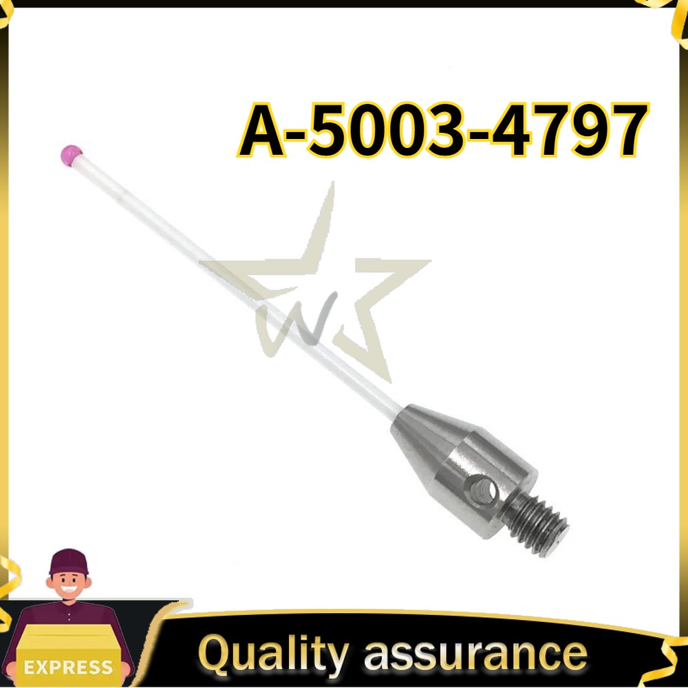 A-5003-4797 CMM Touch Probe Stylus Ceramic Stem M4 Thread 2mm Ruby Tip 50mm Long