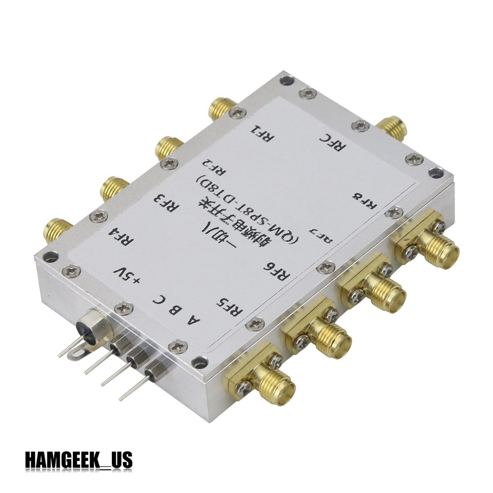QM-SP8T-DT8D DC-8GHz SP8T Switch RF Switch Microwave Switch Single-Pole Switch