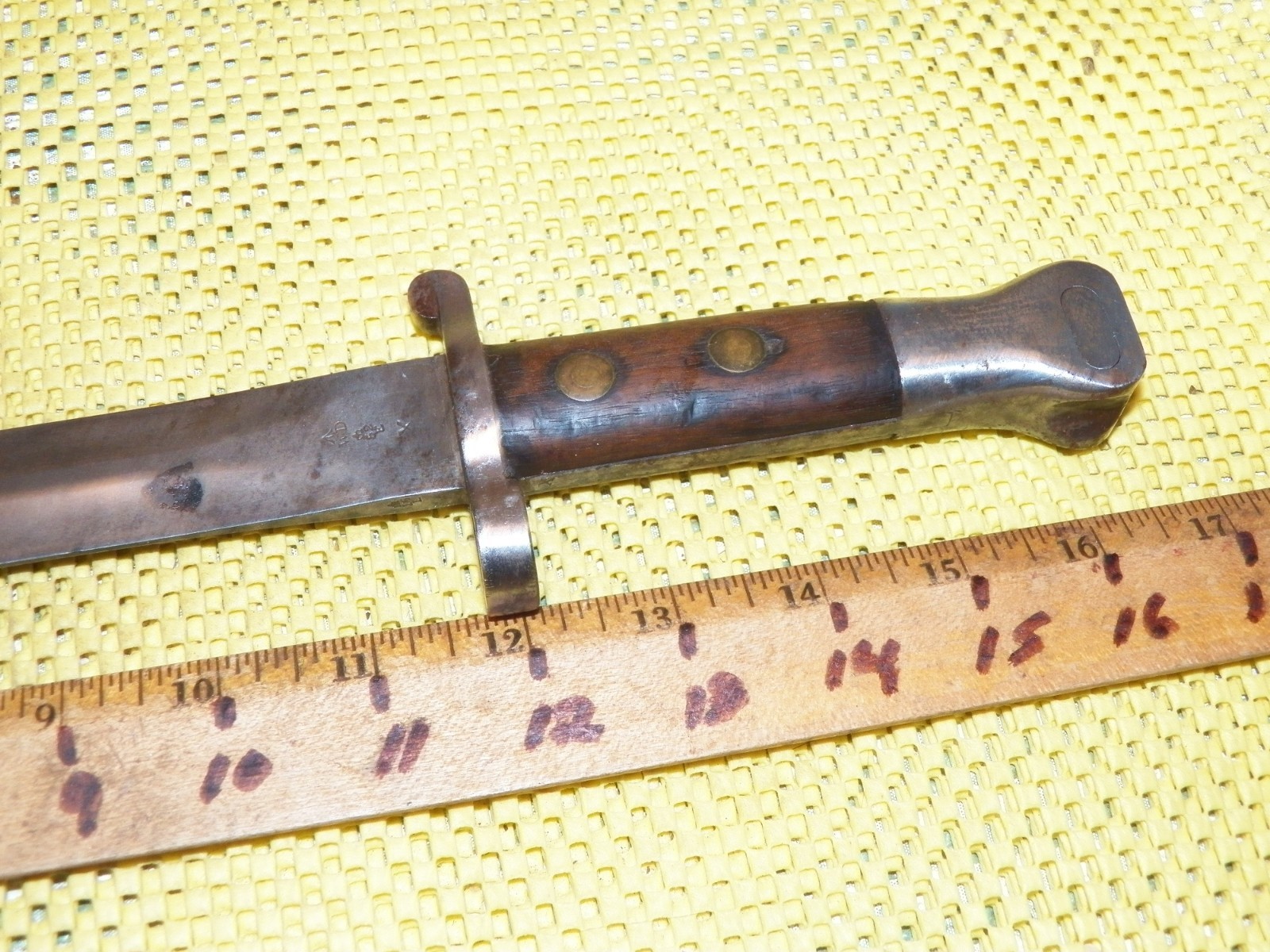 Vintage WWI British WILKINSON Sword Bayonet WD 52 E For Lee Enfield Rifle
