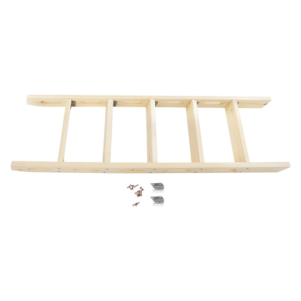 5 Steps Solid Wood Bunk Bed Ladder for Safe, Space-Saving Climbing