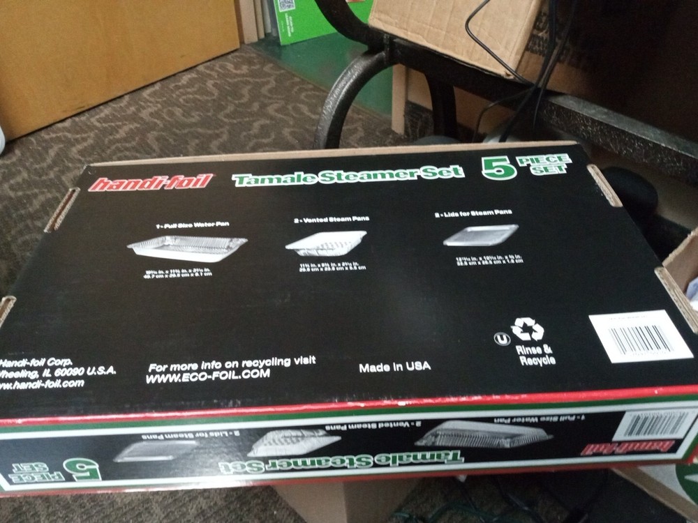 handi -foil tamale steamer set