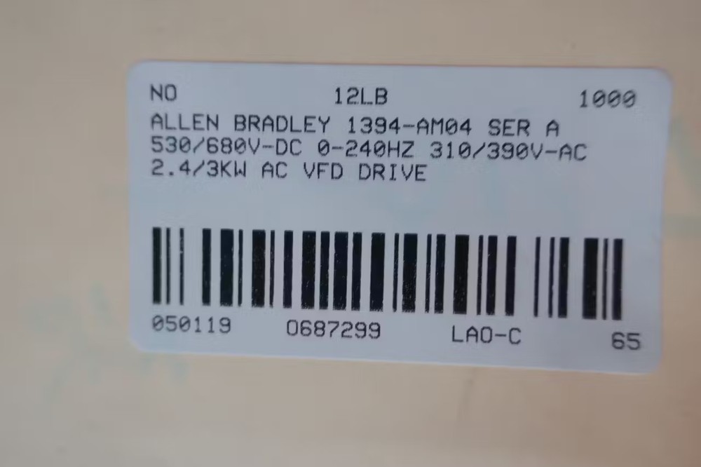 Allen Bradley 1394-AM04 Axis 3kw Servo Controller Module Ser A