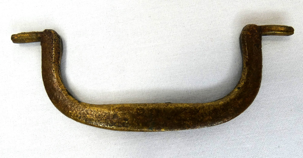 Antique Solid Brass Drawer Pull 4 ½ Inch