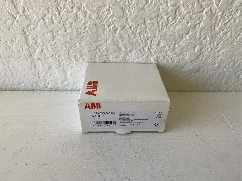ABB MS132-16 MANUAL MOTOR STARTER 10-16A