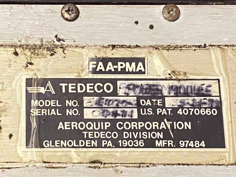 AEROQUIP CORP TEDECO POWER MODULE