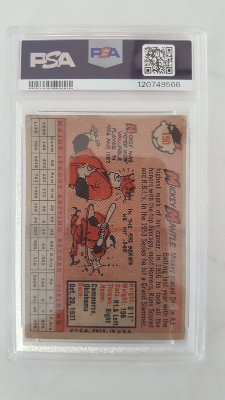 PSA SGC Graded cards, baseball, football, topps