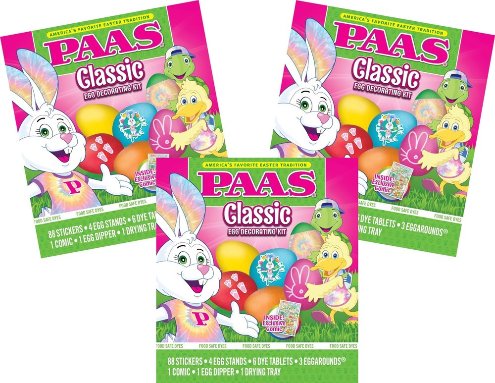 Classic Egg Decorating Kit Bundle With 3 Paas Kits Safe Fun For All Ages