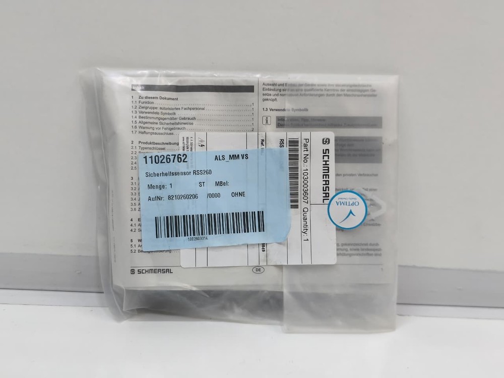 NEW SCHMERSAL RSS260-I2-D-ST ELECTRONIC SAFETY SENSOR, VS#146