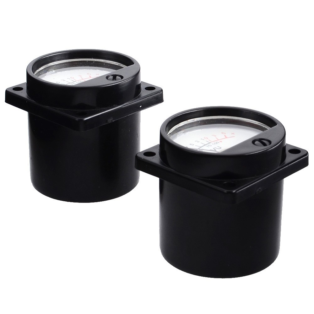 2pcs Panel VU Meter Warm Back Light Recording & Audio Level Amp