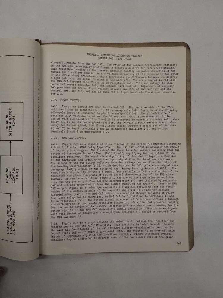 Wilcox Series 703/Type 97248 Magnetic Computing Automatic Tracker Instruction