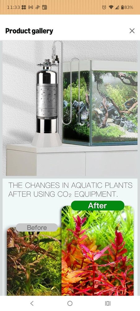Aquarium CO2 Generator Kit Double Pressurization Enhanced Version, G700S