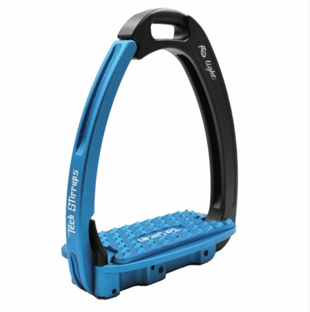 Tech Venice Lite Quick Out Stirrups - Black/Blue