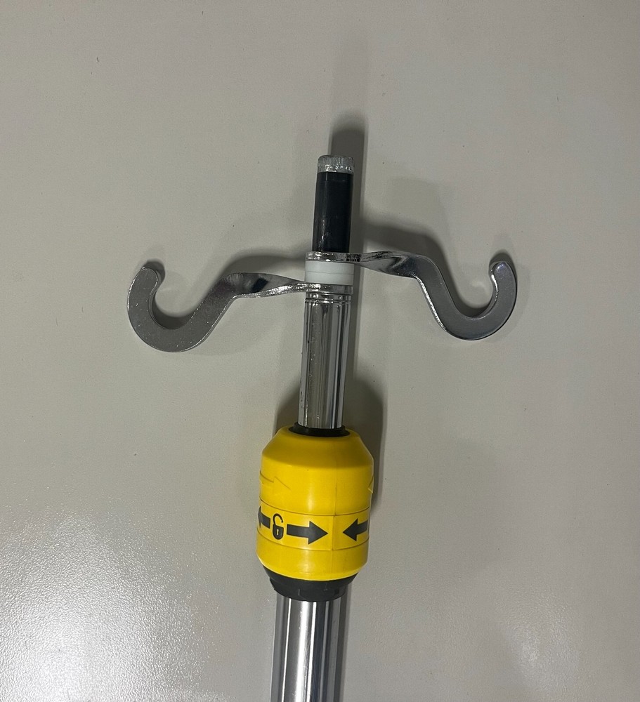 Stryker 2-Stage Permanent IV Pole, Foldable IV Pole